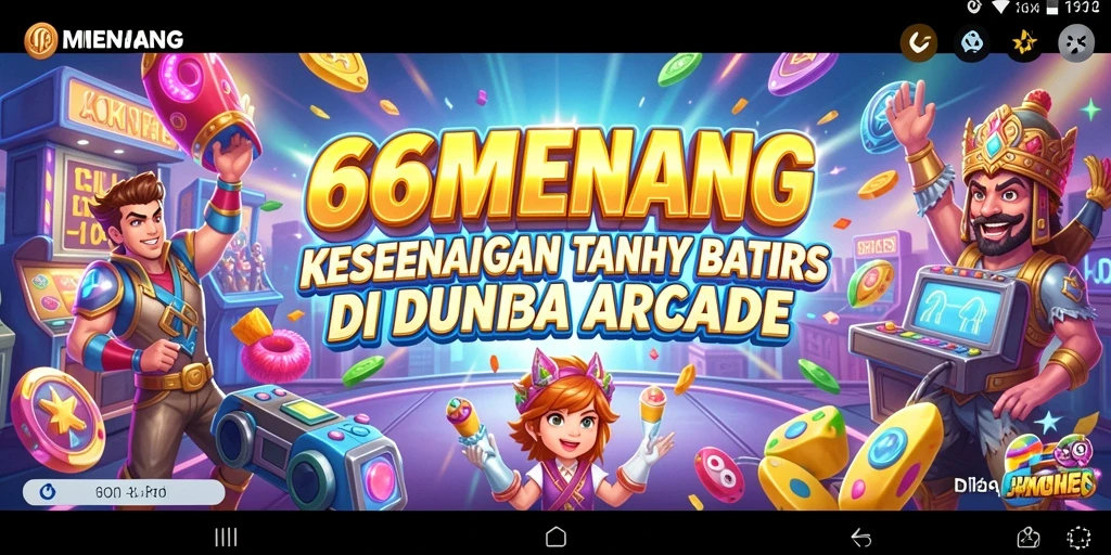 Tampilan gameplay seru dan penuh warna dalam 66MENANG.