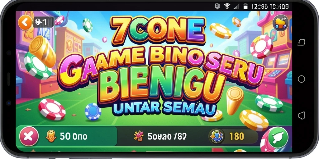 Tampilan menarik dari gameplay Bingo di 7CONE.