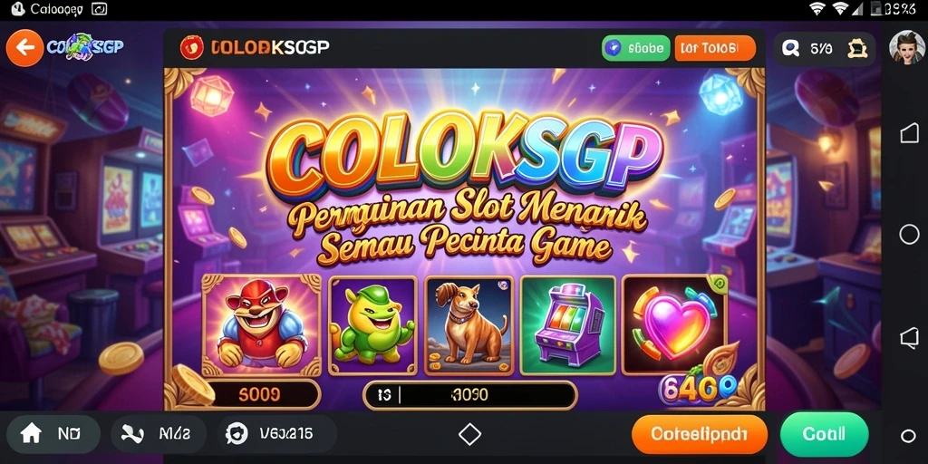 Tampilan gameplay Slot yang menarik di COLOKSGP.