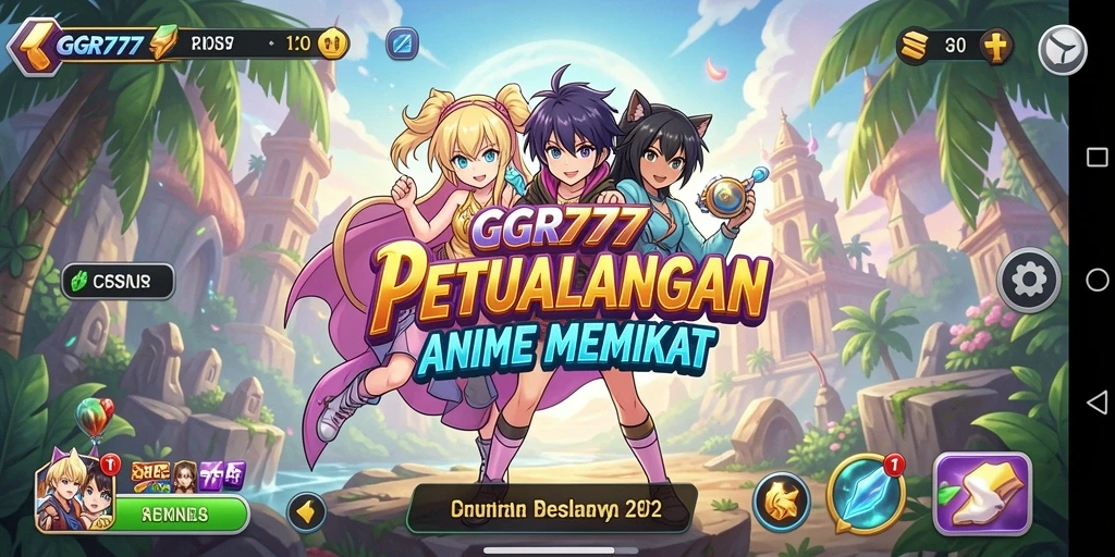 Tampilan gameplay seru dan menawan dari GGR777.