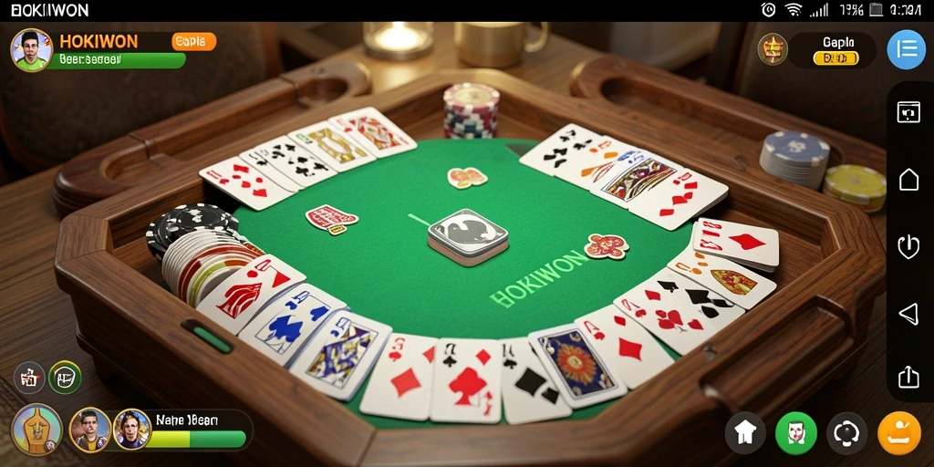 Tampilan gameplay HOKIWON yang seru dan menegangkan.