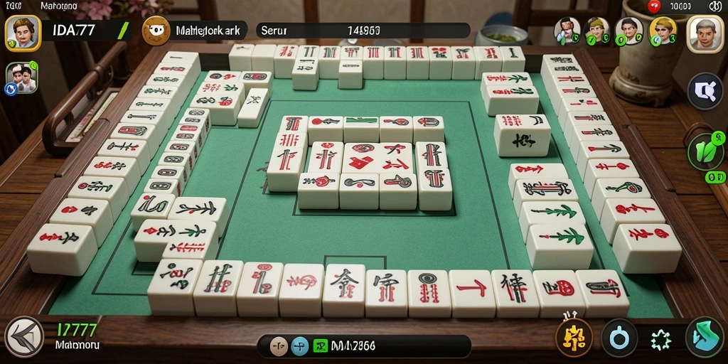 Tampilan gameplay menarik dari IDA777 dengan elemen Mahjong.