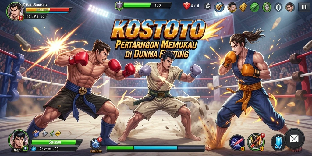 Gameplay KOSTOTO yang mendebarkan dan karakter yang beragam.