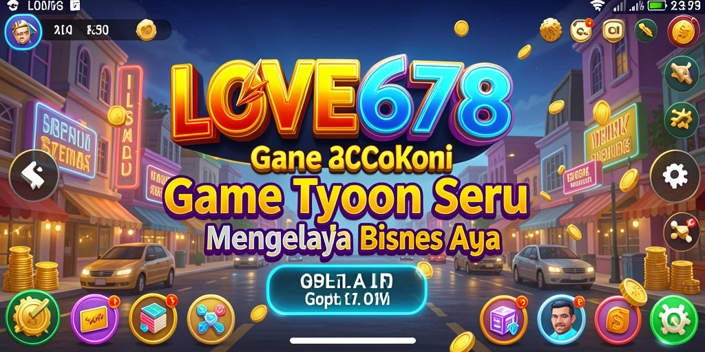 Screenshot utama LOVE678 menampilkan gameplay Tycoon yang menarik dan interaktif.