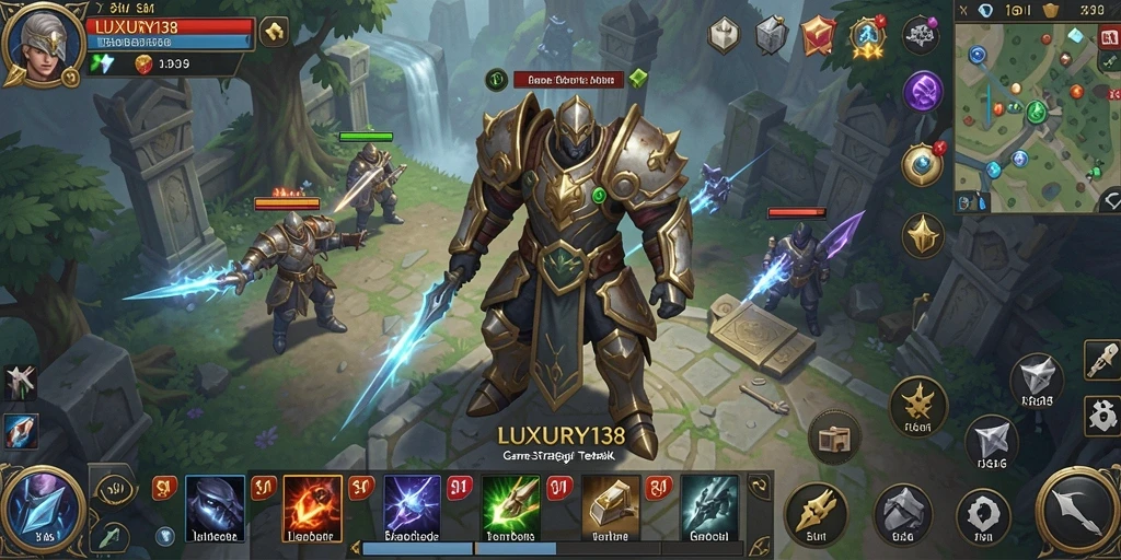 Tangkapan layar gameplay LUXURY138 menampilkan strategi dan pertempuran menarik.