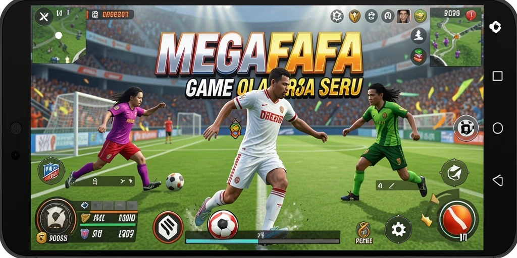 Tampilan gameplay MEGAFAFA yang menarik dan penuh aksi.