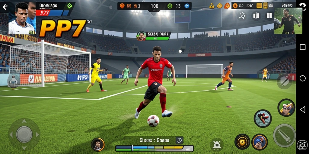 Screenshot PP7 menunjukkan aksi atlet dalam pertandingan olahraga yang mendebarkan.