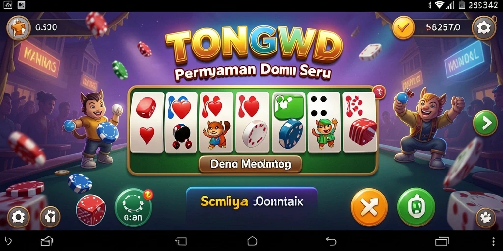 Tampilan gameplay TONGWD yang interaktif dan menarik.